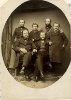Franz Rudolf Kaußmann (vordere Reihe Mitte) mit seinen Brüdern Wilhelm, Gustav und Georg 1867